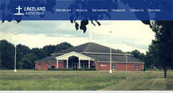 Desktop Screenshot of lakelandchurch.org